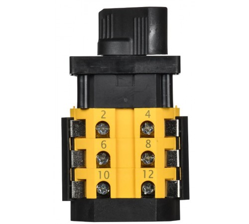 Переключатель кулачковый стандартная рукоятка 10А схема 85  MI-CS10-010-085  IEK