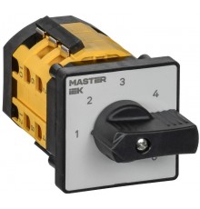 Переключатель кулачковый стандартная рукоятка 10А схема 85  MI-CS10-010-085  IEK