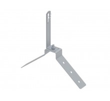 Держатель на угловой конёк, гор. цинк, 394062  МД-062-ГЦ   Ostec