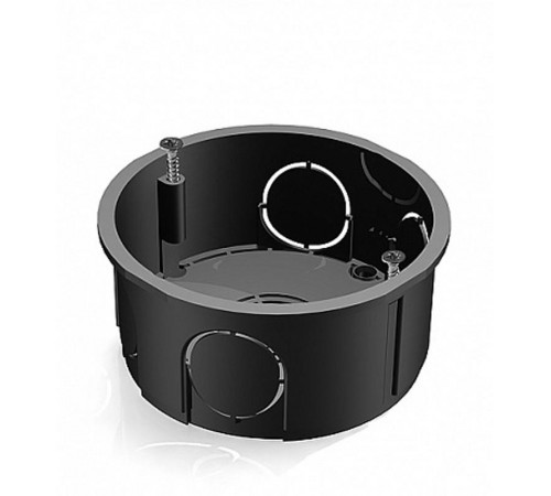 Коробка установочная D65x25мм для скрытого монтажа в кирпичных стенах (с саморезами)  8810004  CHINT