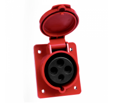 Розетка стационарная внутренняя 414 3Р+РЕ 16А 380В IP44 EKF PROxima  ps-414-16-380  EKF