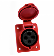 Розетка стационарная внутренняя 414 3Р+РЕ 16А 380В IP44 EKF PROxima  ps-414-16-380  EKF