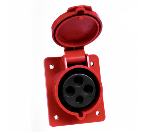 Розетка стационарная внутренняя 414 3Р+РЕ 16А 380В IP44 EKF PROxima  ps-414-16-380  EKF