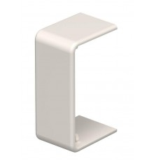 Стыковая накладка кабельного канала WDK 15x30 мм (ПВХ,кремовый) (WDK HS15030CW)  6152031  OBO Bettermann