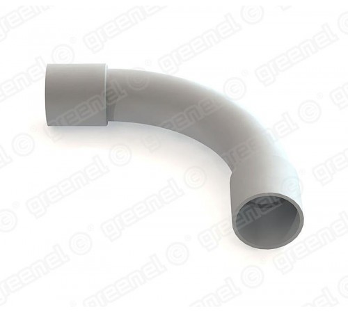 Угол 90 гр. плавный с раструбами D25мм  GE50152  GREENEL