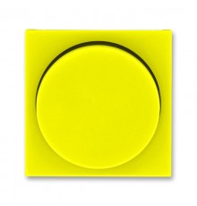 ABB Levit Жёлтый / дымчатый чёрный Накладка для светорегулятора поворотного  3294H-A00123 64  2CHH940123A4064  ABB