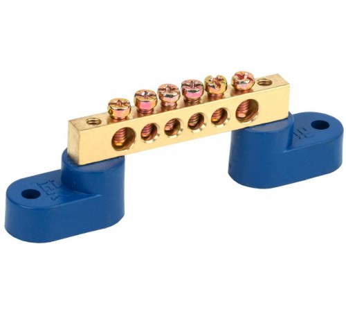 Шина N ноль на 2-угловых изоляторах ШНИ-6х9-6-У2-С  YNN10-69-6C2-K07  IEK