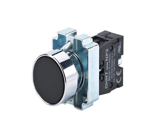 Кнопка управления NP2-BA21 без подсветки черная, 1НО, IP40 (R)  573955  CHINT
