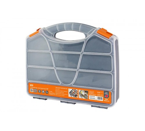 Органайзер-конструктор 13", 32х26х5,5 см односторонний, 23 отдельных ячейки, "Рубин"  SQ1032-0207  TDM