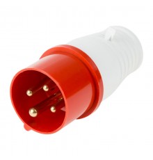 Вилка 014 переносная 3Р+РЕ 16А 380В IP44  11-8901  REXANT