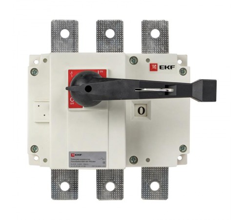 Рубильник-выключатель 630A 3P c рукояткой управления для прямой установки PowerSwitch  psds-630-3  EKF