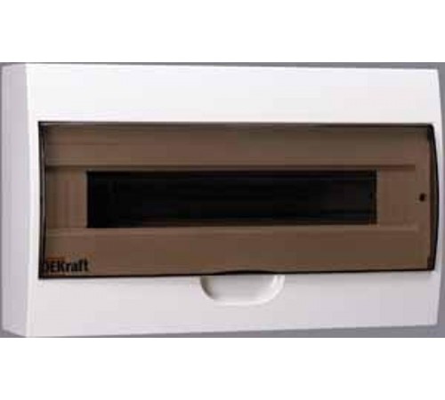 Корпус пластиковый навесной 18 модулей, IP41, ЩРН-П-18  31012DEK  DEKraft