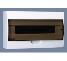 Корпус пластиковый навесной 18 модулей, IP41, ЩРН-П-18  31012DEK  DEKraft