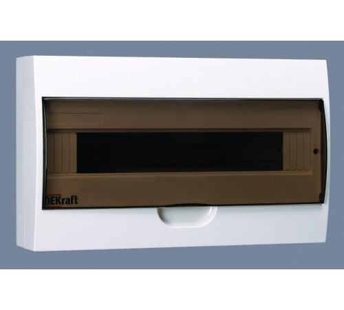 Корпус пластиковый навесной 18 модулей, IP41, ЩРН-П-18  31012DEK  DEKraft