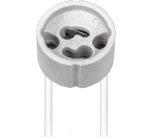 Патрон LH34 230V GU10 (28x16мм, длина провода 150мм)  22314  FERON