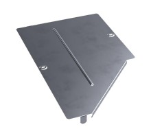 Крышка переходника левого Стандарт INOX (AISI 316) 500х300  PR16.5587  Промрукав