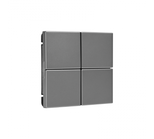 ArtGallery Сталь Выключатель сценарный 4-клавишный, сх. 1  GAL000974  SE