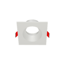 Рамка для модульного светильника FLEX 50 08 квадратная встраиваемая 90х90х30мм RAL9010  V1-R0-00435-10002-2000000  VARTON