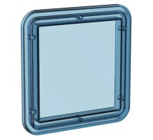 Окошко смотровое для корпуса полиэстерного ЩМП прозрачный синий  MKP21D-W-N-2  IEK