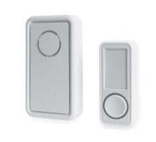 Звонок электрический дверной, (18 мелодий), белый, E-379  41435  FERON