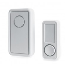 Звонок электрический дверной, (18 мелодий), белый, E-379  41435  FERON