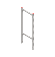 Опорная конструкция для гор. прямоуг. воздуховодов  TECHNORAPTOR 500х1500  KM-TR-SSHRAD-500-1500  КМ - профиль