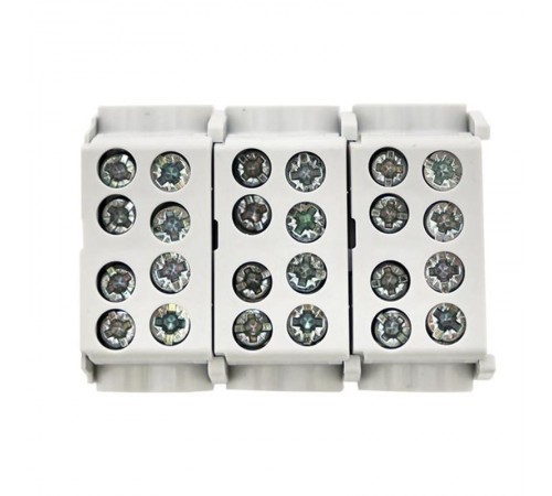 Клемма распределительная КСР с двойным винтом 2x25/2x16 серая  ksr-2.25-2.16-grey  EKF