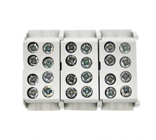 Клемма распределительная КСР с двойным винтом 2x25/2x16 серая  ksr-2.25-2.16-grey  EKF