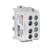 Клемма распределительная КСР с двойным винтом 2x25/2x16 серая  ksr-2.25-2.16-grey  EKF