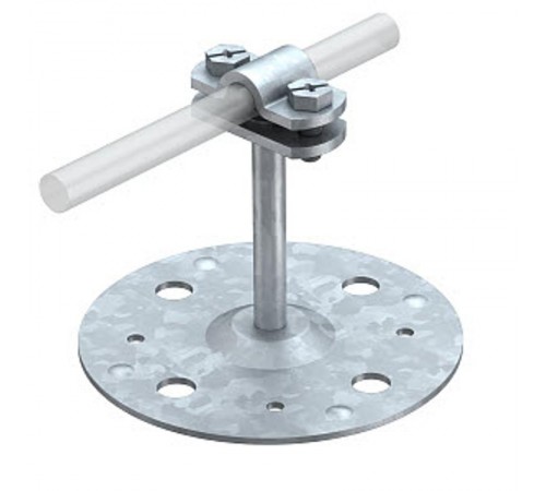 Держатель прутка кровельный, с плоским основанием (165 B 60)  5218810  OBO Bettermann