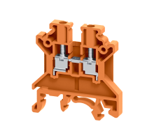 Клемма проходная винтовая OptiClip CTS-2,5-I-24A-(0,2-2,5)-оранжевый  348883  КЭАЗ