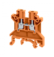 Клемма проходная винтовая OptiClip CTS-2,5-I-24A-(0,2-2,5)-оранжевый  348883  КЭАЗ