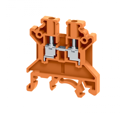 Клемма проходная винтовая OptiClip CTS-2,5-I-24A-(0,2-2,5)-оранжевый  348883  КЭАЗ