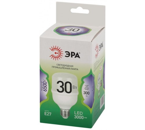 Лампа светодиодная  GREEN LINE LED POWER T70-30W-865-E27 GL Е27 30 Вт колокол холодный свет  Б0067061  ЭРА