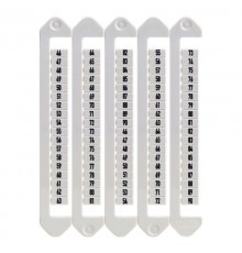 Маркировка для клемм, ширина 5 мм, от 91 до 135, вертикальная ориентация  NUTB-5-91-135V  DKC