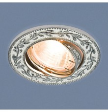 Светильник точечный встраиваемый 713 MR16 WH/SL белый/серебро  a031524  Elektrostandard