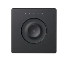 Сенсорный 1-кл выключатель без маркировки, с возможностью регулирования, графит  8000611-038  Simon