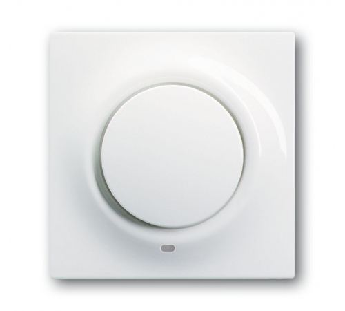 Клавиша для механизма 1-клавишного выкл./перекл./кнопки, с красной линзой серия impuls, цвет альпийский белый  1753-0-6547   2CKA001753A6547  ABB