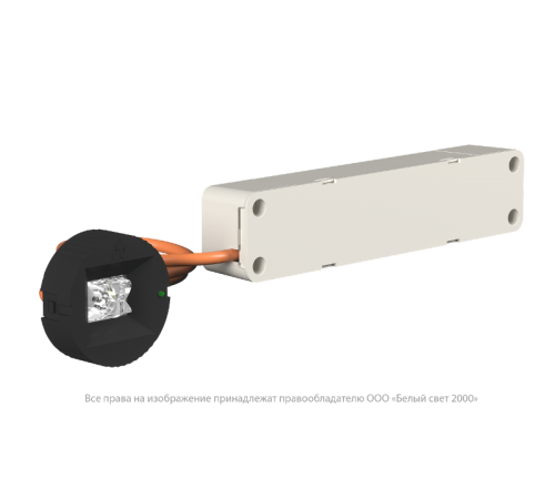 Светильник аварийного освещения BS-OKO-10-L2-24 Black  a15320  Белый свет