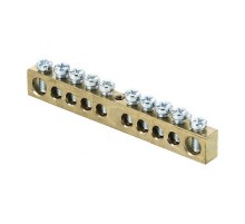 Шина "0" PE 63.10 (латунь) EKF PROxima  sn0-63-10  EKF