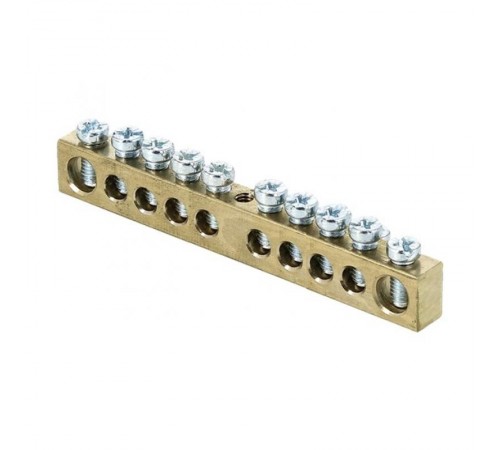 Шина "0" PE 63.10 (латунь) EKF PROxima  sn0-63-10  EKF