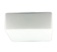 Светильник НПО Квадро 280 22-211 2х60Вт ЛН/КЛЛ/LED Е27 IP20 опал  1005152024  Элетех