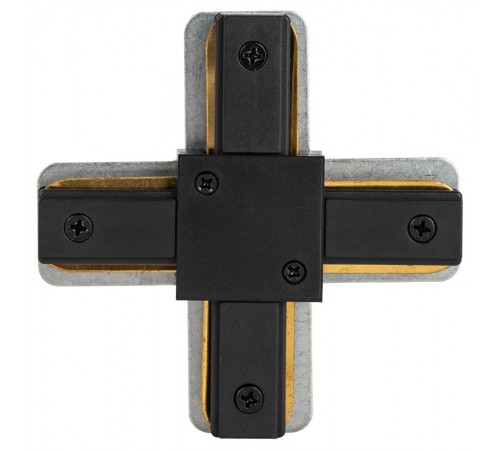 Коннектор TR-1PA-СX-BK X-образный для однофазного шинопровода черный  Б0054470  ЭРА