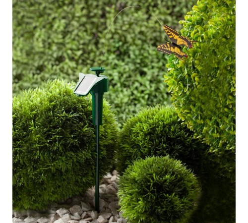 Cветильник садовый декоративный SL-PL42-BTF на солнечной батарее "Порхающая бабочка", пластик, цветной, 42  Б0007508  ЭРА