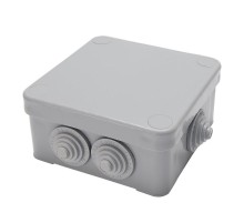 Коробка распределительная 93*93*44мм, 7 вводов, IP44, светло-серая (КЭМ 5-10-7 (П)) EBX10-37-44  39252  STEKKER