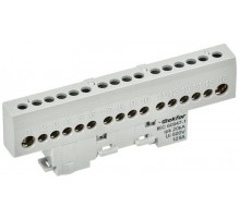 TEKFOR Шина L "фаза" изолированная на универсальном держателе 8х12-16-Ср  TF-NN20-16-KL-K03  IEK