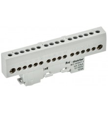 TEKFOR Шина L "фаза" изолированная на универсальном держателе 8х12-16-Ср  TF-NN20-16-KL-K03  IEK