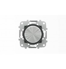 Механизм электронного универсального поворотного светорегулятора 60 - 500 Вт, серия SKY Moon, кольцо чёрное стекло2CLA866000A1501 ABB