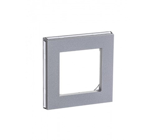 ABB Levit Серебро / дымчатый чёрный Рамка 1-ая  3901H-A05010 70W  2CHH015010A6070  ABB