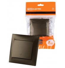 Перекрестный выключатель 1-кл. 10А бронза "Лама"  SQ1815-0736  TDM